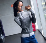 Hoodie Jacket Sportswear Hooded Workout Track Running Jacket with Zip Front