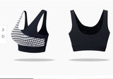 Yoga bra printed fitness training bra top