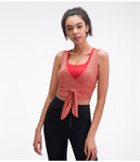 Fashion  Workout tight Yoga Crop Top Gym Vest with strap