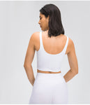 Sexy yoga moisture absorption sweat  elastic tight yoga vest tank tops