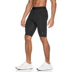 Men's Compression Shorts Compression Yoga Shorts Underwear with Pocket