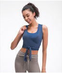 Fashion  Workout tight Yoga Crop Top Gym Vest with strap