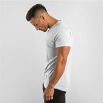 Men's Slimming Shirt Compression Base Layer Slim Muscle Short Sleeve