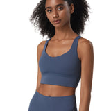 Strappy Criss Cross Back  Sports Bras Crop Tank Yoga Top