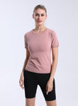 Women's Seamless Quick Dry Tight Yoga T-shirt