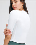 Women's Middle sleeve tight light weight T- shirt