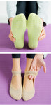 Pilates Non-slip hole Instep Yoga Socks(3 Pairs,Random Colors)