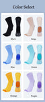 Half Finger Non-slip Knee-high Yoga socks(3 Pairs,random colors)