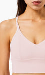High impact LU fitness bra cross back sports bra