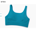 High-impact U neck yoga training bra