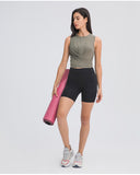 Blank Gym Clothing Bodybuilding Gym Fitness Tank Tops Training  Yoga Crop Top
