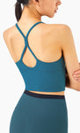 V neck beauty back yoga bra