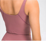 Sexy yoga moisture absorption sweat  elastic tight yoga vest tank tops