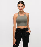 New back cross strap beauty fitness yoga bra top vest