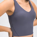 Sexy yoga moisture absorption sweat  elastic tight yoga vest tank tops