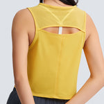 New Arrival Loose Free Style Womens Sports Wear Crop Tank Top Sweat Shirts