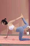 TPE non-slip yoga mat Lotus 183*66*0.8cm