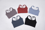 Strappy Criss Cross Back  Sports Bras Crop Tank Yoga Top