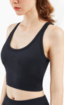 Naked feeling sports top vest fitness training yoga bra