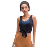 Fashion  Workout tight Yoga Crop Top Gym Vest with strap