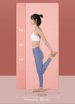 TPE non-slip yoga mat Lotus 183*66*0.8cm