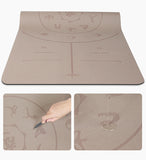 Frosted PU yoga mat 185*68*0.5cm