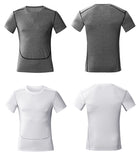 Men's Compression Cool Dry Sports Short Sleeve T-Shirt
