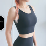 Hot Push Up Cropped Workout Top Sports Bra Vest