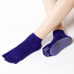 Five Finger Non-slip Yoga Socks(3 Pairs,random colors)