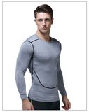 Men's Compression Shirts, Dry Fit Long Sleeve Base Layer Top T-shirt