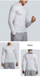 Men's Cool Dry Fit Long Sleeve Compression Athletic T-Shirts
