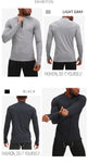 Men's Coolcore Active Quick Dry Cooling Pullover Quarter Zip T-shirt