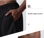 Men's 2-Pack Loose-Fit 10" Workout Gym Shorts with Pockets