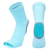 Half Finger Non-slip Knee-high Yoga socks(3 Pairs,random colors)