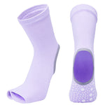 Half Finger Non-slip Knee-high Yoga socks(3 Pairs,random colors)