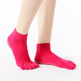 Five Finger Non-slip Yoga Socks(3 Pairs,random colors)