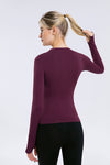 Seamless Tight Dry Fit Athletic Compression Long Sleeve T Shirt