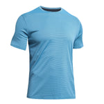 Men's Short Sleeve Mesh Moisture Wicking Athletic T-Shirt