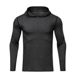 Men's Lightweight Solid Color  Hooded Sweatshirt