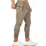 Mens Running Joggers Pants Athletic Tapered Workout Sweatpants with Zipper Pockets
