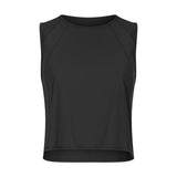 New Arrival Loose Free Style Womens Sports Wear Crop Tank Top Sweat Shirts