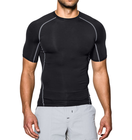 Men's Compression Shirt Short Sleeve Tops Slimming Body Shaper for Athletic  T-Shirts