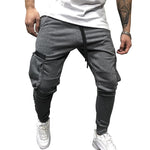 Mens Tapered Workout Sweatpants-Casual Gym Jogger Pants Pockets