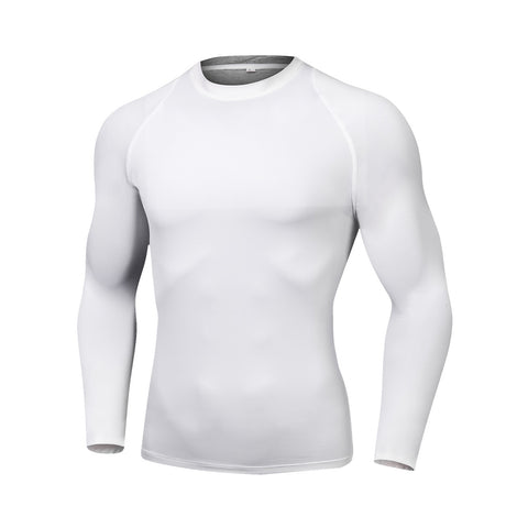 Men's Cool Dry Fit Long Sleeve Compression Athletic T-Shirts