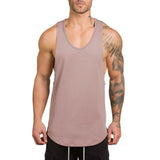 Men's Workout Gym Tank Top Y-Back Sleeveless Bodybuilding Muscle T Shirts(3 Pack,Random Color)