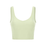 Sexy yoga moisture absorption sweat  elastic tight yoga vest tank tops