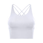 New back cross strap beauty fitness yoga bra top vest