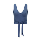 Fashion  Workout tight Yoga Crop Top Gym Vest with strap