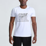 Men's Graphic Workout Tee - Short Sleeve Gym & Training Activewear T Shir