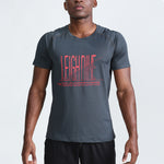 Men's Graphic Workout Tee - Short Sleeve Gym & Training Activewear T Shir